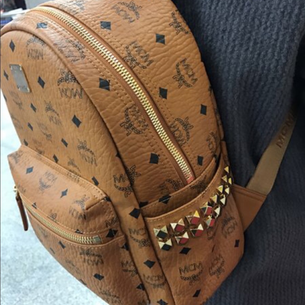 Stark backpack 🎒 in visetos cognac
